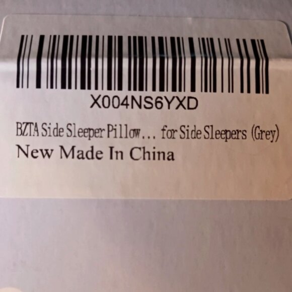 Side Sleeper Pillow with Arm Hole Memory Foam for Neck & Shoulder Pain Relief - Picture 8 of 8